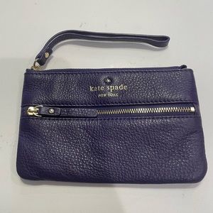 Kate Spade purple wristlet